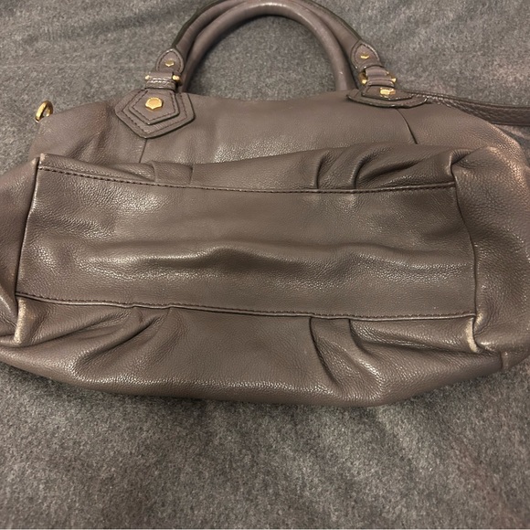 Marc by Marc Jacobs classic Q Francesca leather hobo tote grey/taupe/brown - Picture 4 of 5
